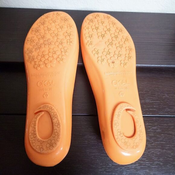 Oka B Taylor flats 6 tangerine - Picture 5 of 5